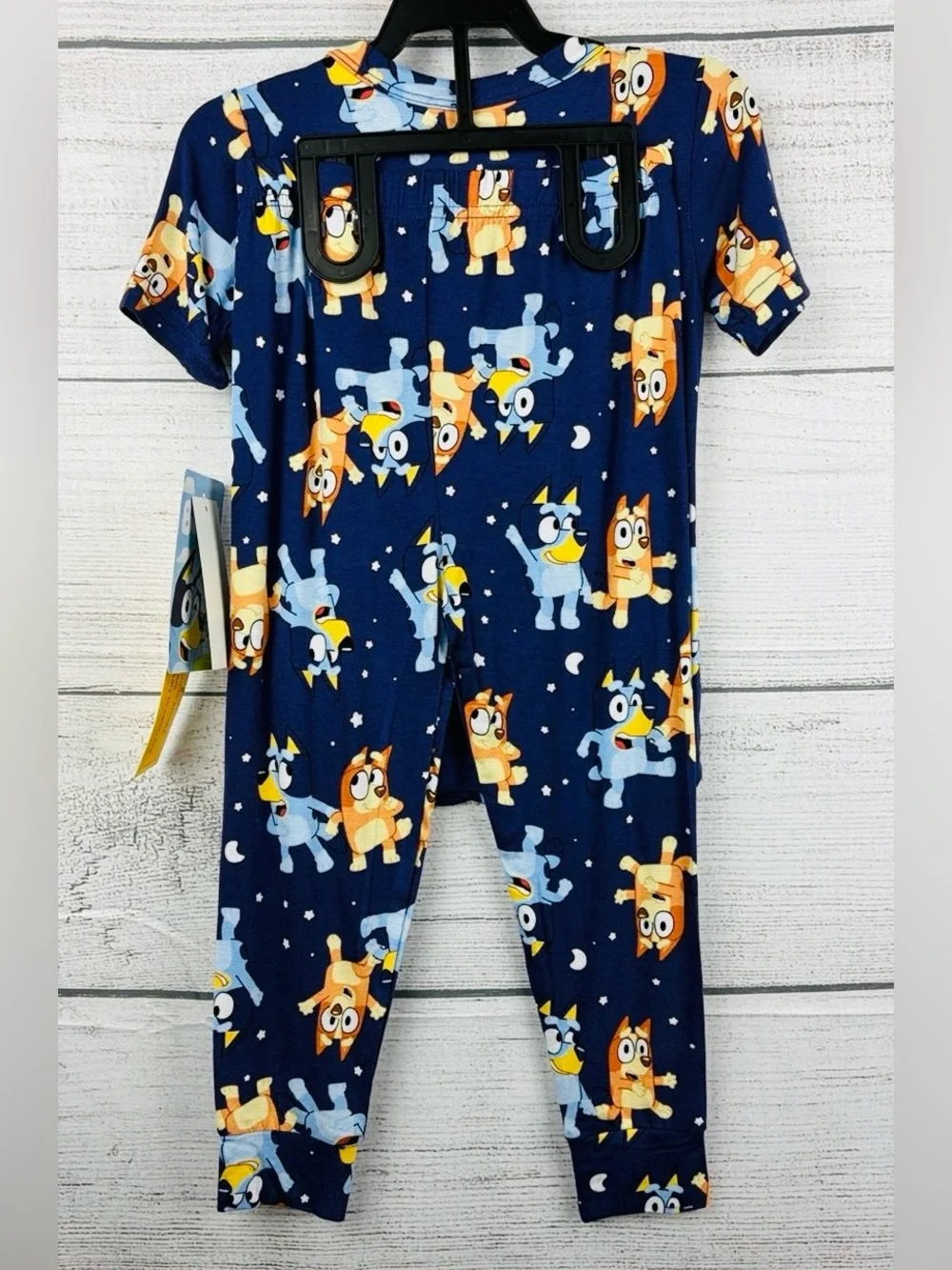 Bluey 2pc Bamboo Pajama Pj Set Short Sleeve Top & Pants Boys Size 4T NEW